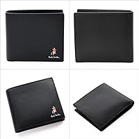 【美品】ポールスミス 二つ折り財布 ラビット マルチストライプ ブラック系 ポールスミス Paul Smith 二つ折り財布 マルチストライプ